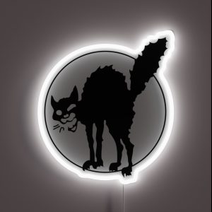 IWW Black Cat RGB Neon Sign IWW Black Cat RGB Neon Sign