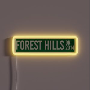 J Cole Forest Hills Drive Cole World Rap RGB Neon Sign