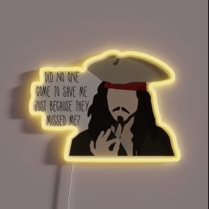 Jack Sparrow RGB Neon Sign
