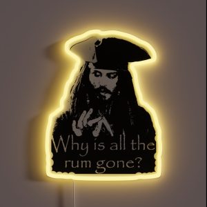 Jack Sparrow RGB Neon Sign