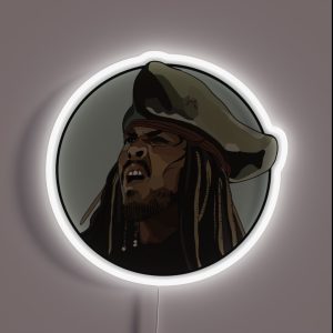Jack Sparrow WTF RGB Neon Sign