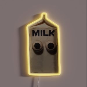 Jack Stauber Milk RGB Neon Sign Jack Stauber Milk RGB Neon Sign