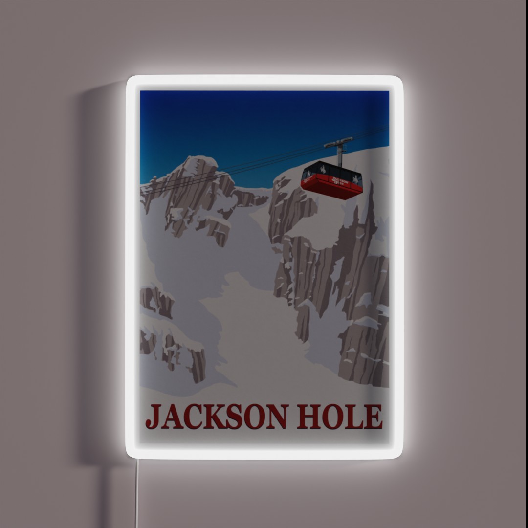 Jackson Hole RGB Neon Sign Jackson Hole RGB Neon Sign