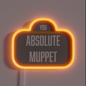 James May YOU ABSOLUTE MUPPET Sign RGB Neon Sign