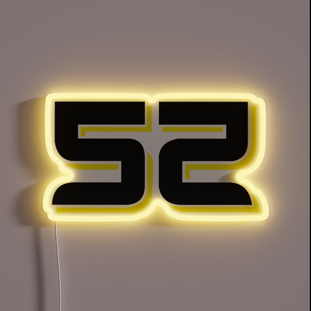 James Toseland 52 World Superbike Motogp RGB Neon Sign James Toseland 52 World Superbike Motogp RGB Neon Sign
