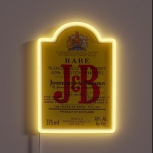 Jandb Rare Scotch Whisky Blend RGB Neon Sign