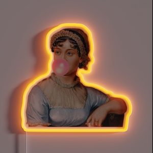 Jane Austen Obstinate Headstrong Girl RGB Neon Sign
