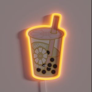 Jasmine Dragon Boba Milk Tea RGB Neon Sign Jasmine Dragon Boba Milk Tea RGB Neon Sign