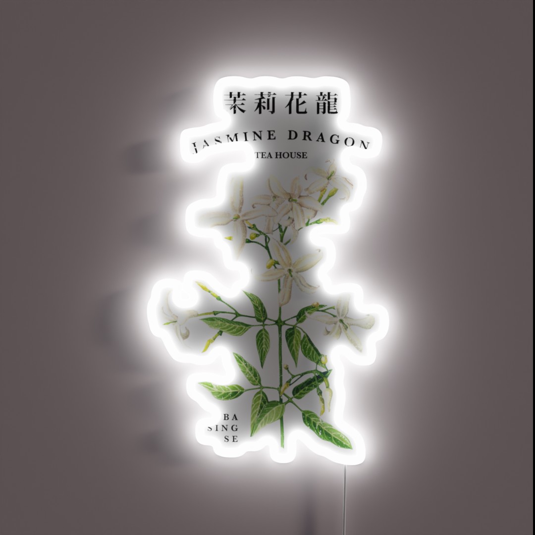 Jasmine Dragon Tea House RGB Neon Sign Jasmine Dragon Tea House RGB Neon Sign
