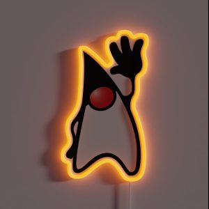 Java Duke Saying Hi RGB Neon Sign Java Duke Saying Hi RGB Neon Sign
