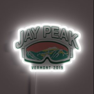 Jay Peak Ski Vermont RGB Neon Sign Jay Peak Ski Vermont RGB Neon Sign