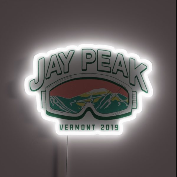 Jay Peak Ski Vermont RGB Neon Sign
