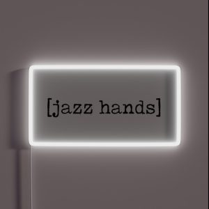 Jazz Hands RGB Neon Sign
