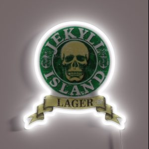 Jekyll Island Lager RGB Neon Sign