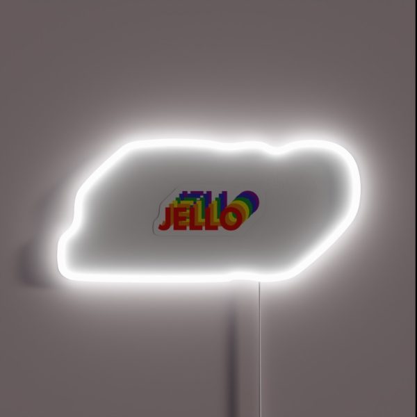Jello RGB Neon Sign