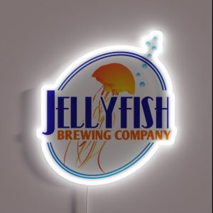 Jellyfish Brewing Company RGB Neon Sign
