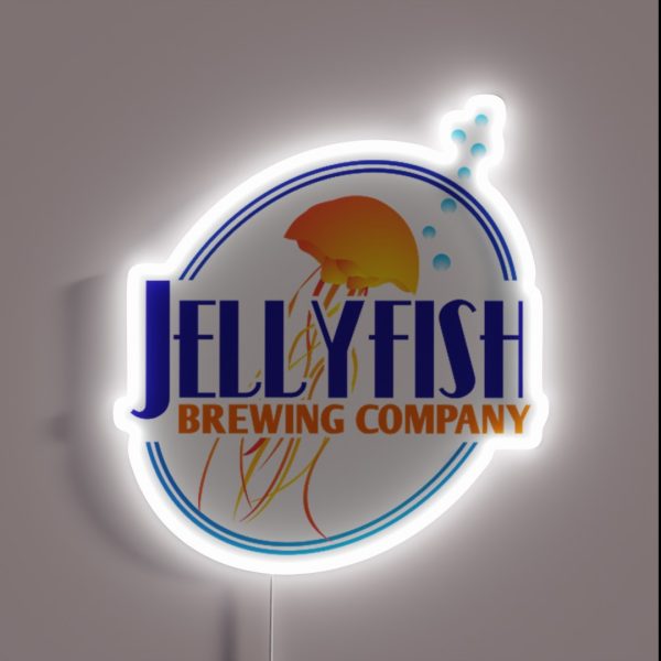 Jellyfish Brewing Company RGB Neon Sign