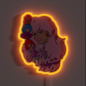 Jem And The Holograms RGB Neon Sign