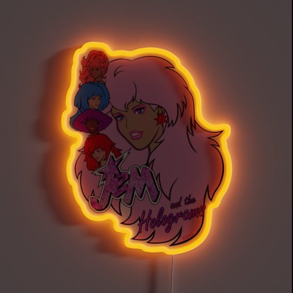 Jem And The Holograms RGB Neon Sign