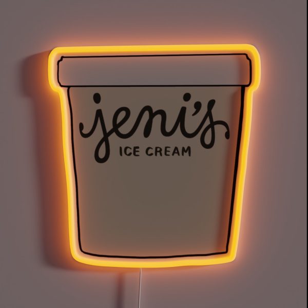 Jenis Splendid Icecream Pint RGB Neon Sign