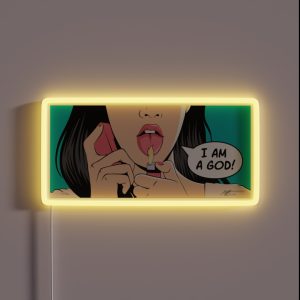 Jennifer S Body I Am A God RGB Neon Sign