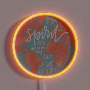 Jeremiah 17 7 RGB Neon Sign Jeremiah 17 7 RGB Neon Sign