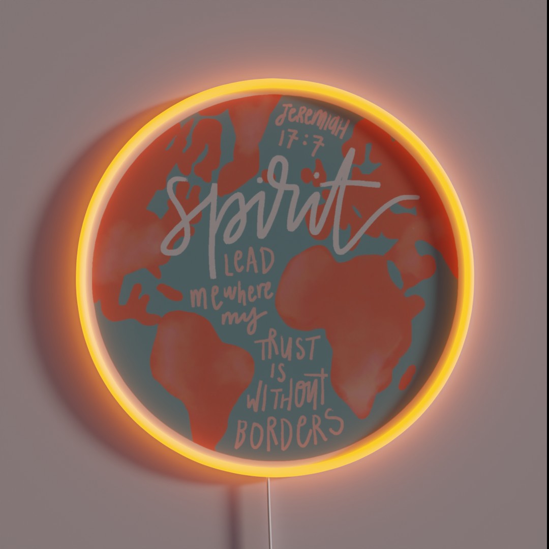 Jeremiah 17 7 RGB Neon Sign Jeremiah 17 7 RGB Neon Sign