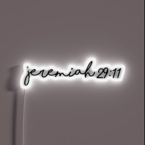 Jeremiah 29 11 RGB Neon Sign Jeremiah 29 11 RGB Neon Sign