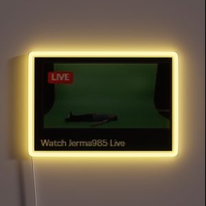 Jerma Live RGB Neon Sign