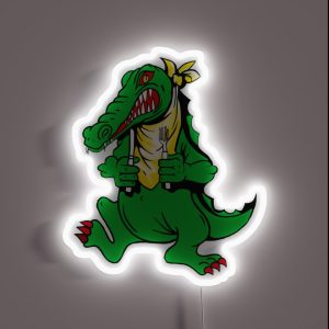 Jerry S Alligator RGB Neon Sign