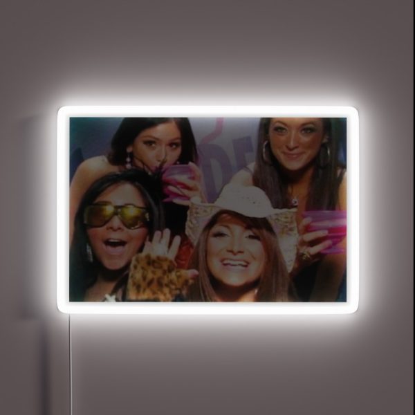 Jersey Shore Snooki RGB Neon Sign