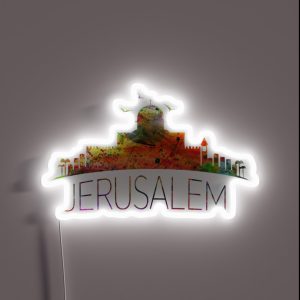 Jerusalem RGB Neon Sign Jerusalem RGB Neon Sign