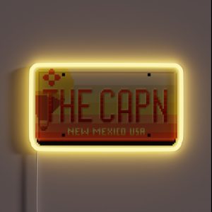 Jesse Pinkman Pixel Plate RGB Neon Sign