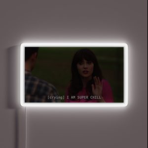 Jessica Day Super Chill Meme RGB Neon Sign