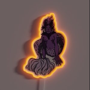 Jester Mermaid RGB Neon Sign