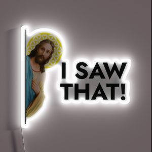 Jesus Christ I Saw That RGB Neon Sign