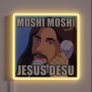 JESUS DESU 3 RGB Neon Sign