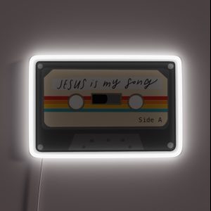 Jesus Is My Song RGB Neon Sign