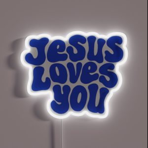 Jesus Loves You RGB Neon Sign