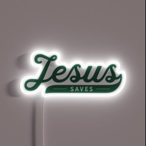 Jesus Saves Christian Collection RGB Neon Sign Jesus Saves Christian Collection RGB Neon Sign