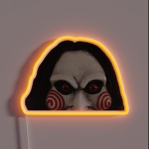 Jigsaw Peeker RGB Neon Sign