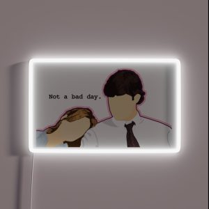 Jim And Pam Custom L C RGB Neon Sign