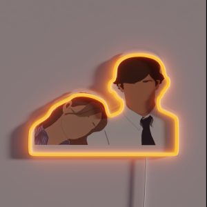 Jim And Pam RGB Neon Sign Jim And Pam RGB Neon Sign