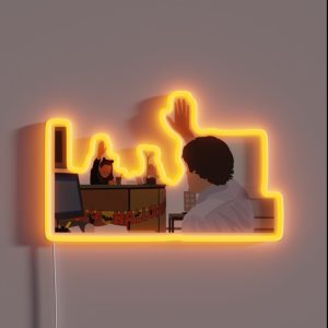 Jim And Pam RGB Neon Sign Jim And Pam RGB Neon Sign