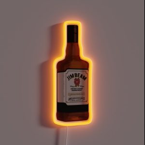 Jim Beam Whiskey RGB Neon Sign Jim Beam Whiskey RGB Neon Sign