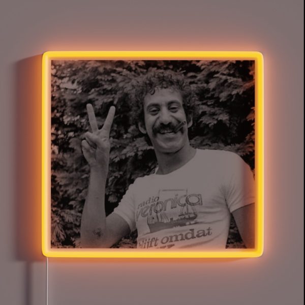 Jim Croce PEACE RGB Neon Sign