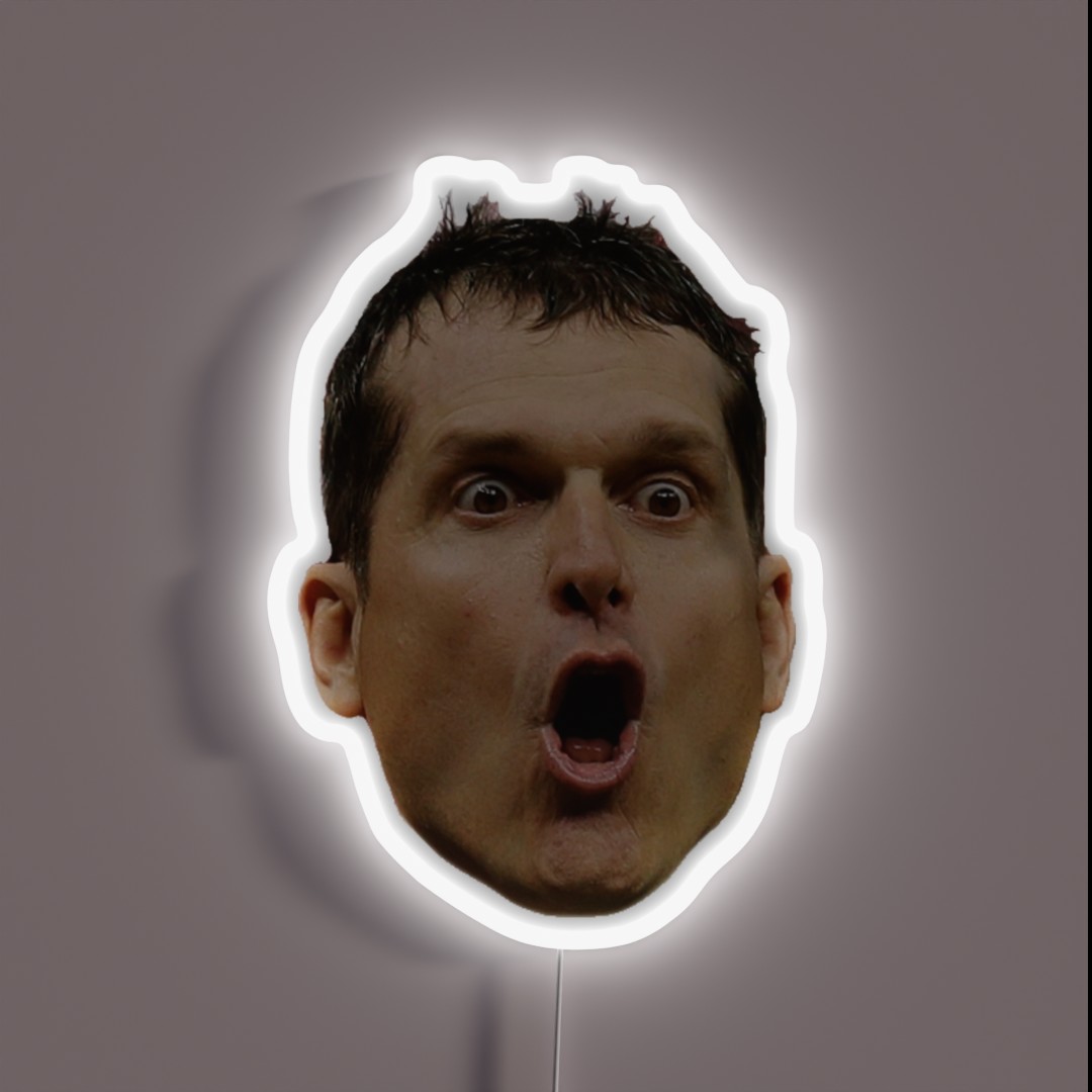 Jim Harbaugh RGB Neon Sign Jim Harbaugh RGB Neon Sign