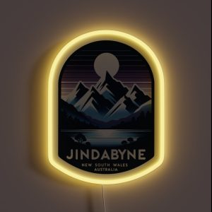 Jindabyne Australia RGB Neon Sign