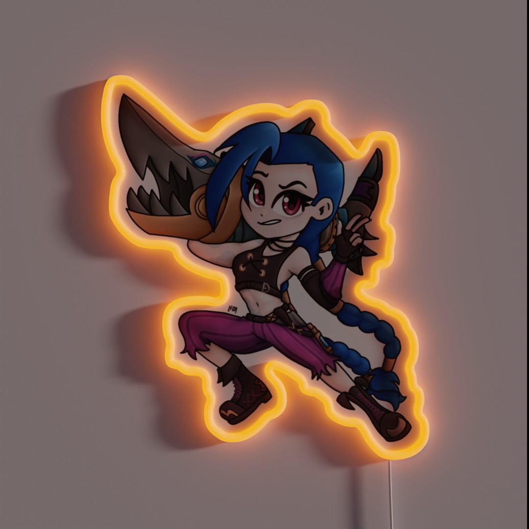 JINX ARCANE RGB Neon Sign JINX ARCANE RGB Neon Sign