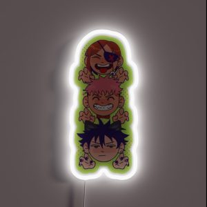 Jjk Trio RGB Neon Sign Jjk Trio RGB Neon Sign